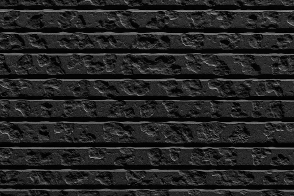Vintage Zwarte Bakstenen Muur Metselwerk Achtergrond Voor Ontwerp — Stockfoto