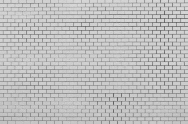 Yapı arkaplanı veya beyaz soyut tarzdan oluşan tuğla duvar.