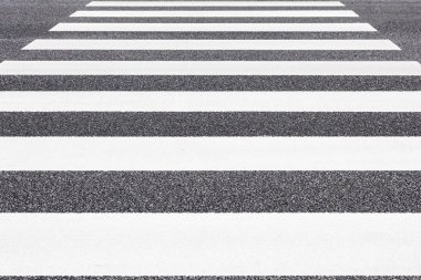 Yakından - Zebra geçiş desen şehir yolda