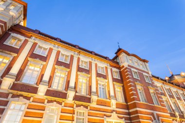 Tokyo İstasyonu, bir tren istasyonu, Marunouchi iş bölgesi, Chiyoda, Tokyo, Japonya. Tokyo İstasyonu ana şehirlerarası demiryolu terminal Tokyo ve Japonya'nın en işlek istasyonu olduğunu