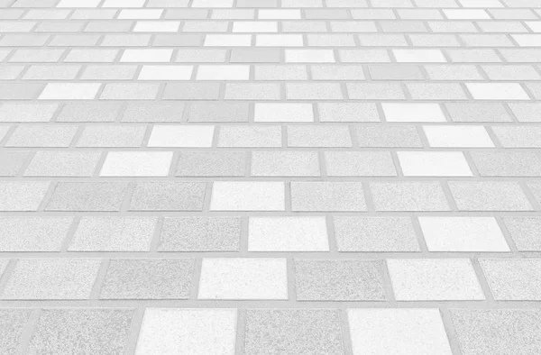 Perspective View Gray Brick Stone Pavement — Stock Photo, Image