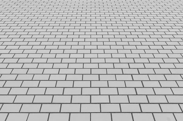 Outdoor White Brick Tile Background Pattern — Stock Photo, Image