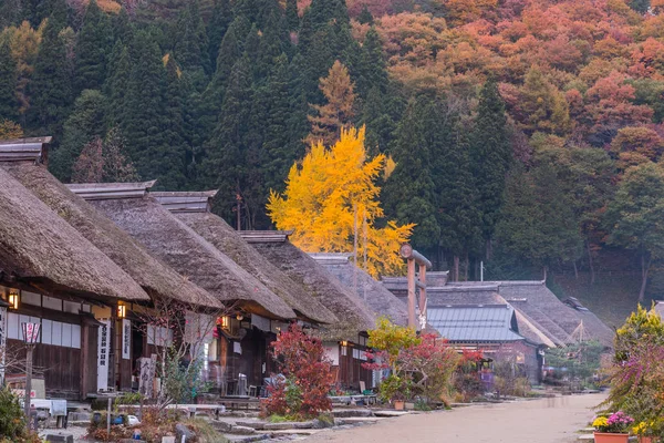 Fukushima Japonsko Listopad 2017 Ouchijuku Vesnice Město Fomer Post Trase — Stock fotografie