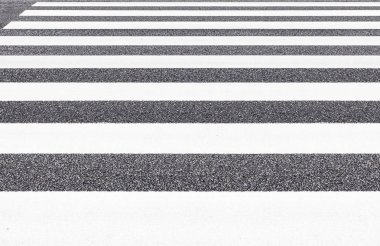 Yakından - Zebra geçiş desen şehir yolda