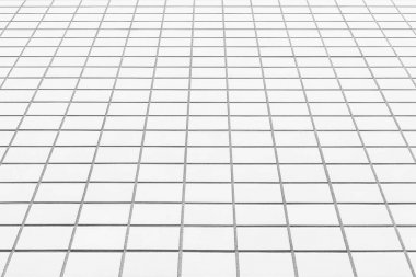 İç beyaz karo döşeme arka plan