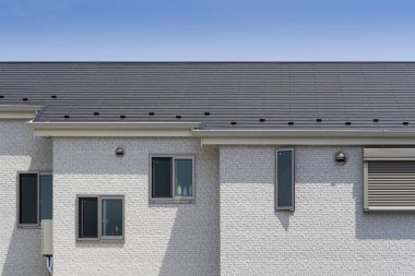 Modern ev dış görünümünü kapat 