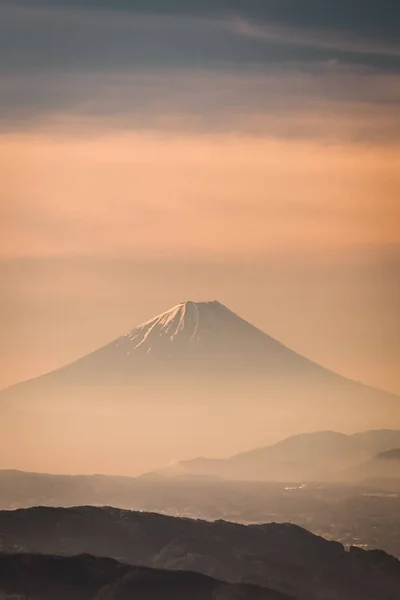 Montaña Fuji Con Cielo Del Amanecer Temporada Otoño —  Fotos de Stock