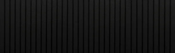 Panorama Von Schwarzem Holz Wand Hintergrund — Stockfoto