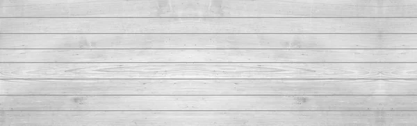 Panorama White Hardwood Background Texture — Stock Photo, Image