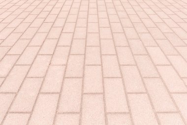 Açık blok taş döşeme zemin arka plan ve doku deseni