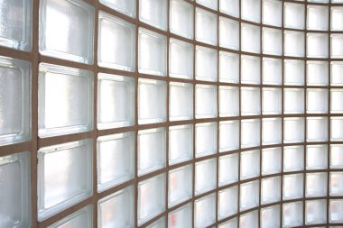 İç cam blok duvar arka plan