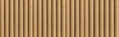 Bambu çit dokusu ve arkaplan manzarası