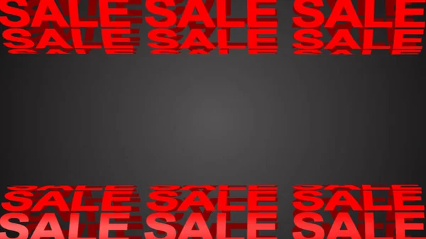 Sale Background Promo Concept Sale Clearance Rendering — Stock Photo, Image