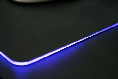 Renkli Led tarafından aydınlatılan Bilgisayar Rgb oyun fare altlığını kapat
