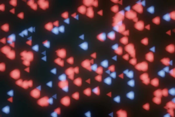 Soyut Uçan Parçacıklar Bokeh Arkaplanı Oluşturma — Stok fotoğraf