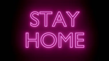 Evde Parlayan Neon İşaretleri Biçimlendirme Metin Mesajı Sembolü 3D oluşturma