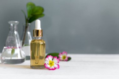 Doğal organik özüt ve yeşil bitkisel yapraklar, çiçek aroması özü solüsyonu laboratuvarda kullanılır. Kürekte kozmetik malzeme olarak kullanılır. 