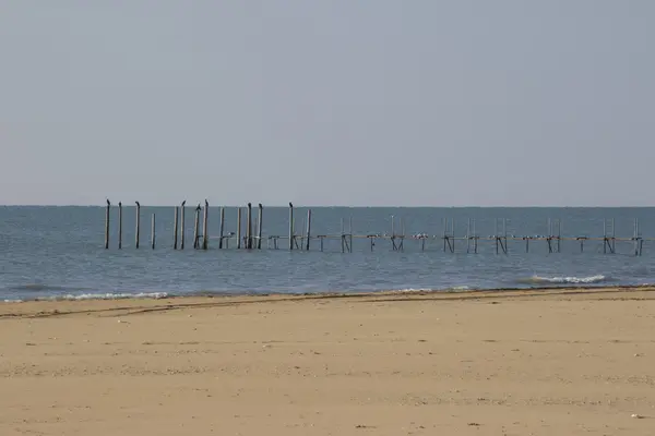 Paisaje playa y mar — Foto de Stock