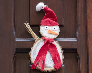 kardan adam dekorasyon Noel için