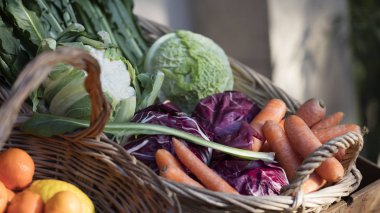 Meyve ve sebze sepeti