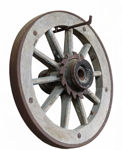Oude houten wiel — Stockfoto
