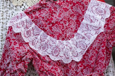 Vintage kırmızı bez