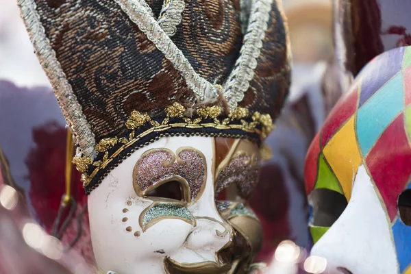 Carnival mask at parade — Stock Photo, Image