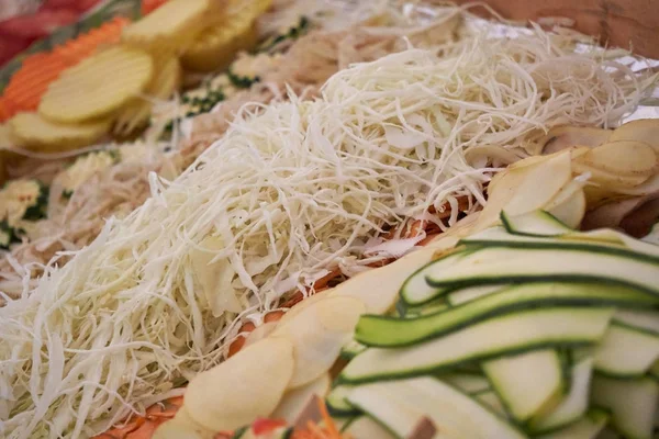 Légumes concassés pour un apéritif savoureux — Photo