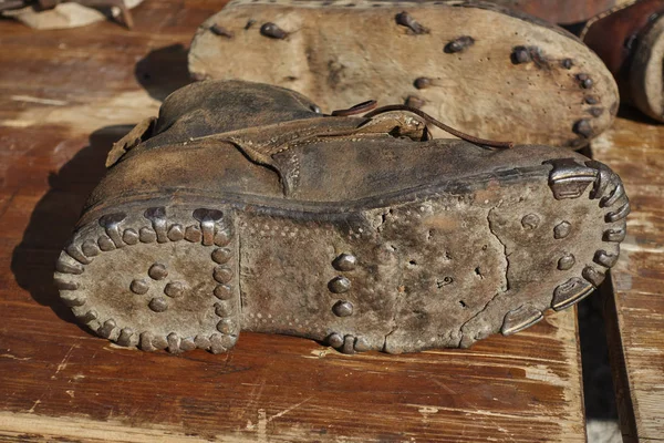 sole of an old boot