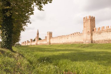 Duvarlar Montagnana Padova İtalya