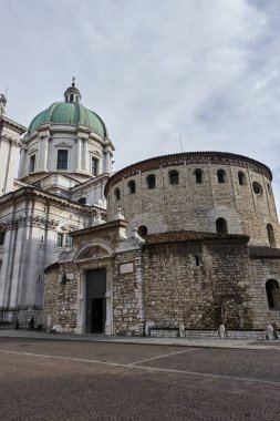 Eski katedral S.Agata Brescia İtalya, Kasım 21017