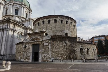 Eski katedral S.Agata Brescia İtalya, Kasım 21017
