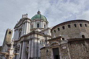 Eski katedral S.Agata Brescia İtalya, Kasım 21017