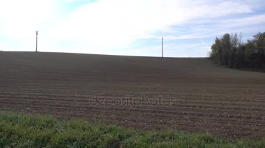 sonbaharda sürülmüş alanlar