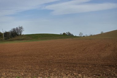 sonbaharda sürülmüş alanlar