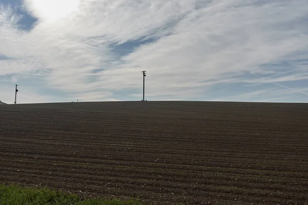 sonbaharda sürülmüş alanlar