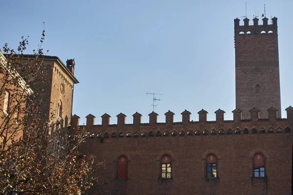 Antigo canto arquitetônico Cremona Itália, novembro 2017 — Fotografia de Stock