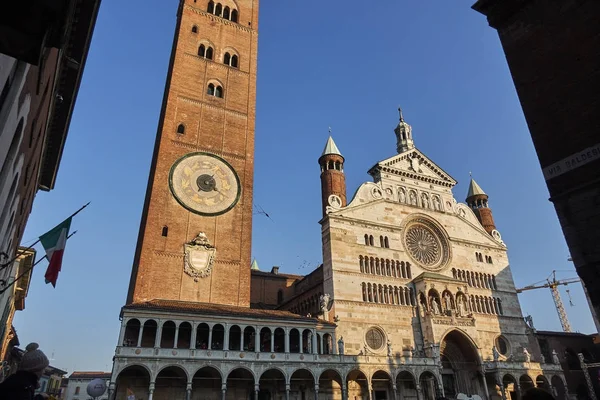 Katedralen i Cremona Italien, November 2017 — Stockfoto