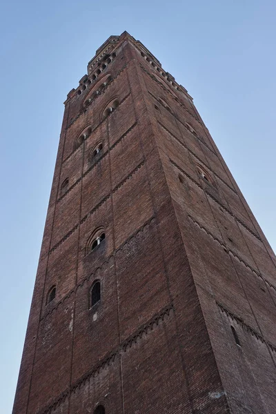 Catedral e Torrazzo Cremona Itália, novembro 2017 — Fotografia de Stock