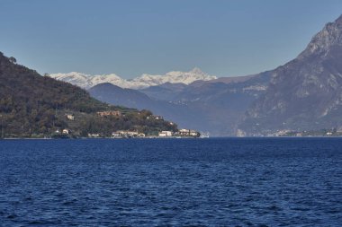 Montisola Garda Gölü İtalya, Kasım 2017