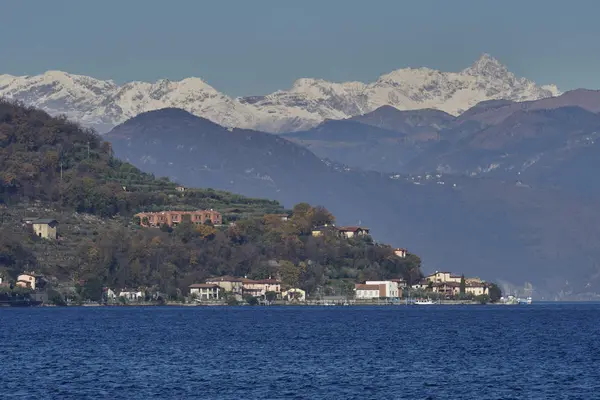 Itálie Jezero Garda Montisola Listopad 2017 — Stock fotografie