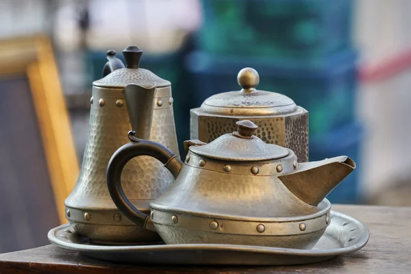Old Elegant Tea Service — Stock Photo, Image