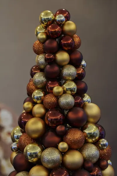 装饰的圣诞树 — 图库照片
