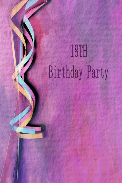 18 festa de aniversário — Fotografia de Stock