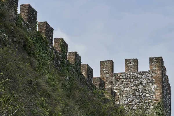 Vecchio Muro Castello — Foto Stock