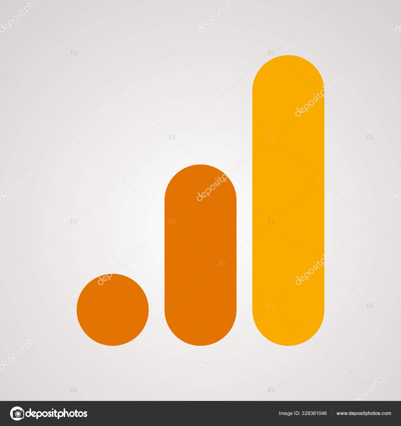 Infographic Icon Inspired Google Analytics Analytics Application Website Logo Dynamic Stock Vector Image By C Art Em Po