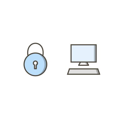 Kişisel ve iletişim için multimedya simgesi...