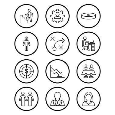 Kişisel ve Ticari Kullanım İçin 12 İş Simgesi...