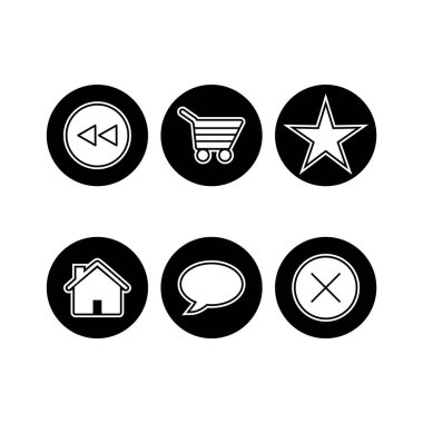 Kişisel ve iletişim için multimedya simgesi...