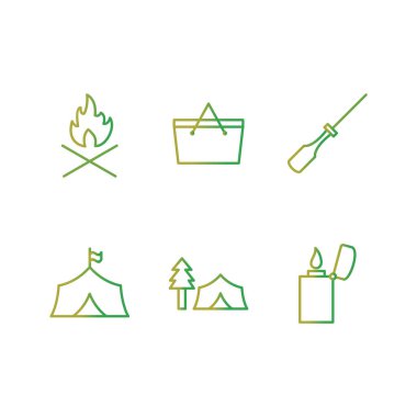 Kişisel ve ticari kullanım için 6 Simge Kampı...